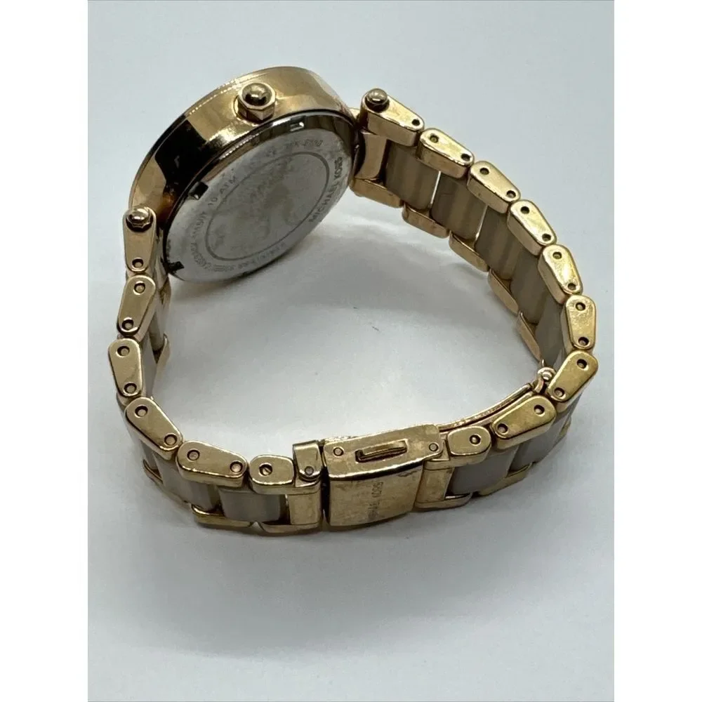 Michael Kors Mini Parker MK6110 Women's Rose Gold Analog Dial Wrist Watch JNA850